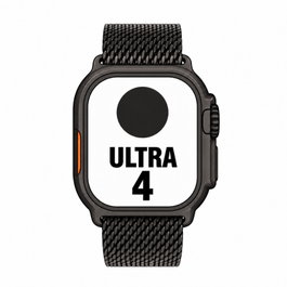 Apple Watch Ultra 4 GPS + Cellular 49 mm Black Titanium Milanese Loop M